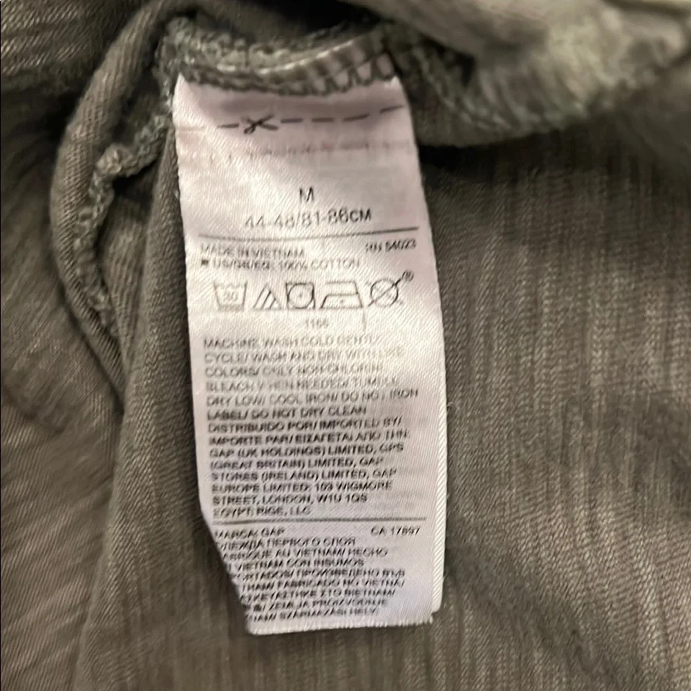 GAP Men's Olive Green Polo Shirt